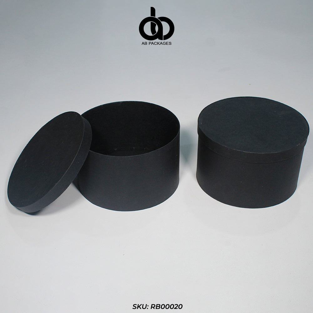 Round Rigid Boxes TrioTone Round Rigid Box – AB PACKAGES