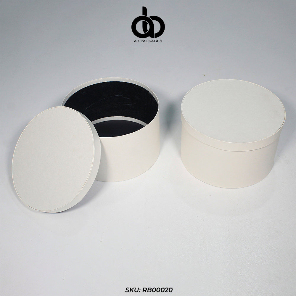 Round Rigid Boxes TrioTone Round Rigid Box – AB PACKAGES