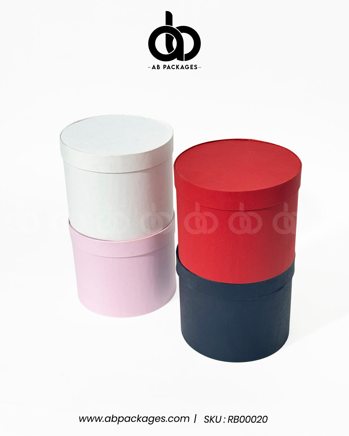 TrioTone Round Rigid Box – AB PACKAGES