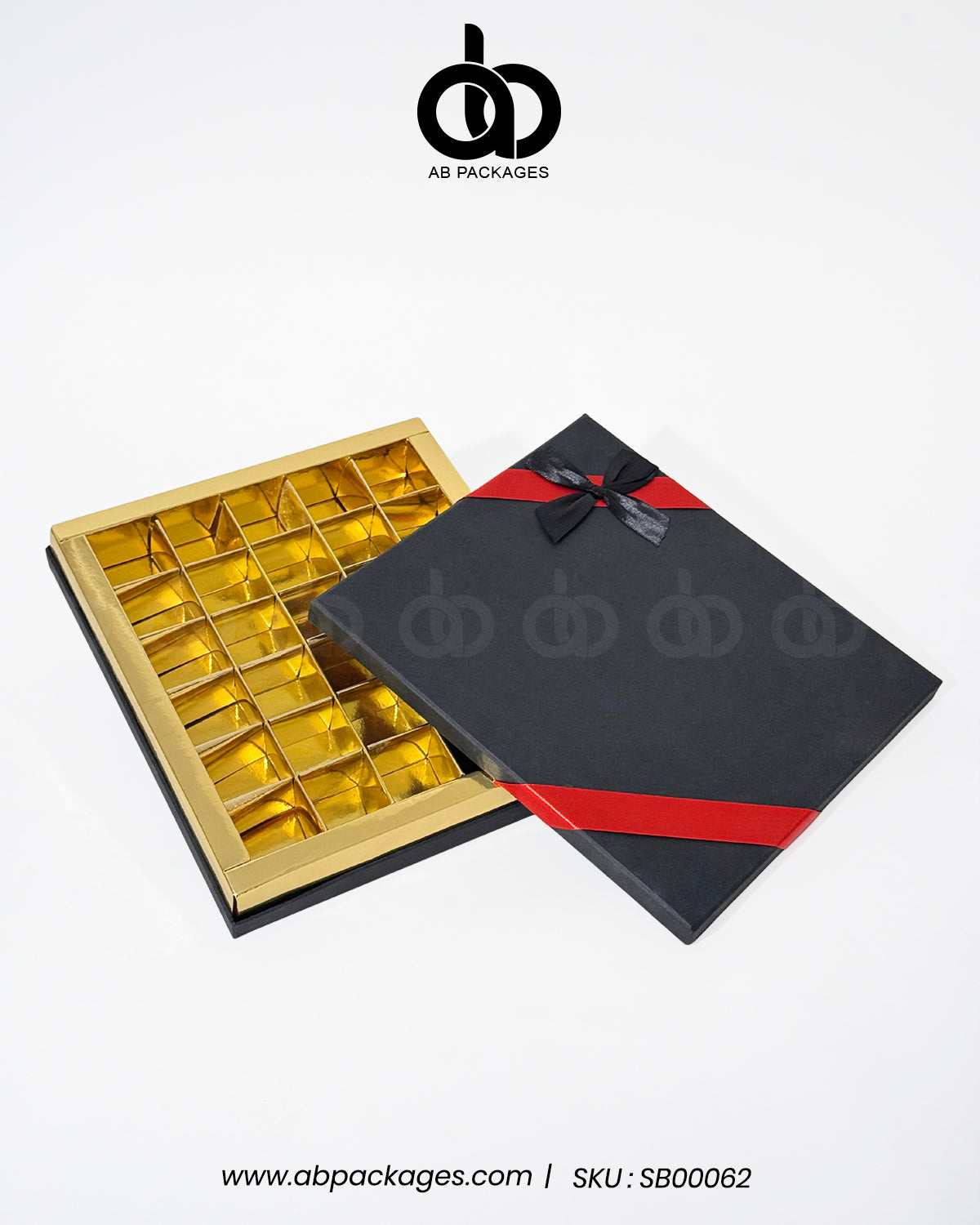 Elite Selection: 30-Section Golden inner Gift Box – AB PACKAGES