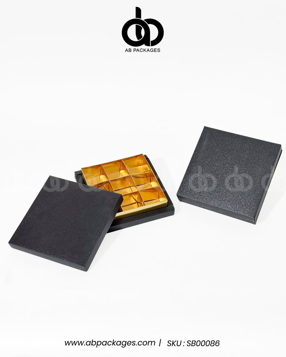 Glitter Lamination Premium 9 Portion Gift Box – AB PACKAGES